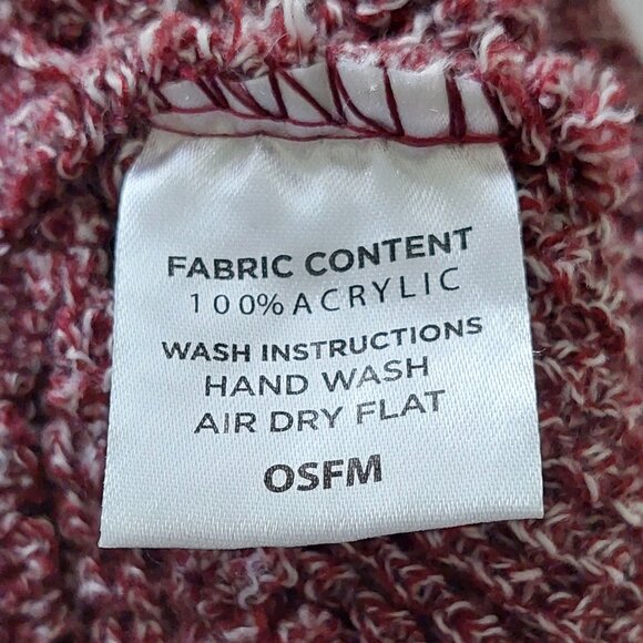 Yea.Nice Burgandy Beanie OSFM - Picture 4 of 4